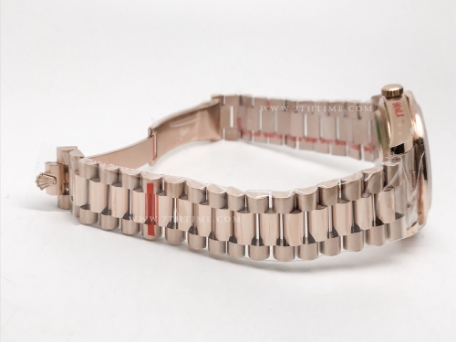 DayDate 40mm 904L B.Dia RG/RG W-MOP/B.Dia GMF A2836