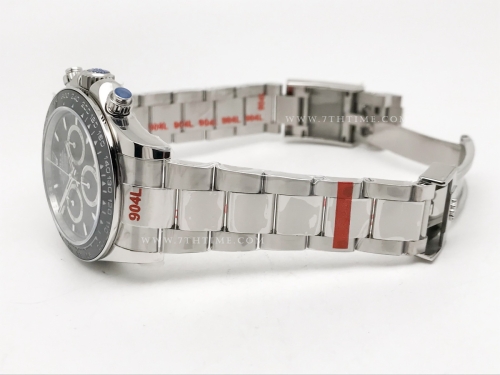 Daytona 126500LN CER SS/SS Blk/Stk FF A7750 Mod