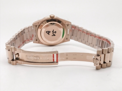 DayDate 40mm 904L B.Dia RG/RG E.Blk/B.Dia GMF A2836