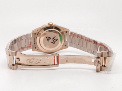 DayDate 40mm 904L B.Dia RG/RG Grn/Rm GMF A2836