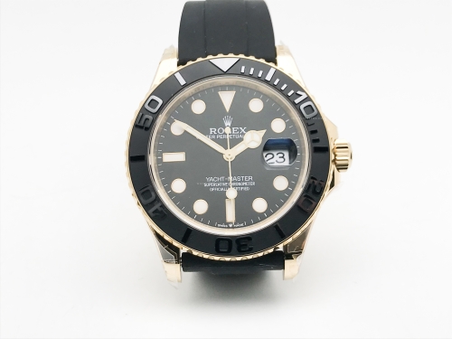 YachtMaster 226658 42mm YG/RU Blk JVS VR3235