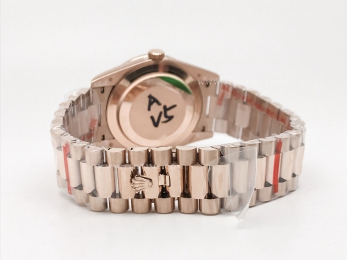 DayDate 40mm 904L B.Dia RG/RG O-Gry/Rm GMF A2836