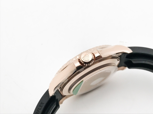 YachtMaster 126655 40mm RG/RU Blk JVS VR3235