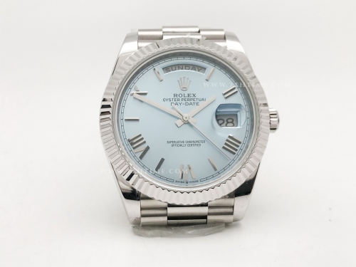 DayDate 40mm 228239 904L Flt Wt WG/WG I-Blue/Rm KF VR3255