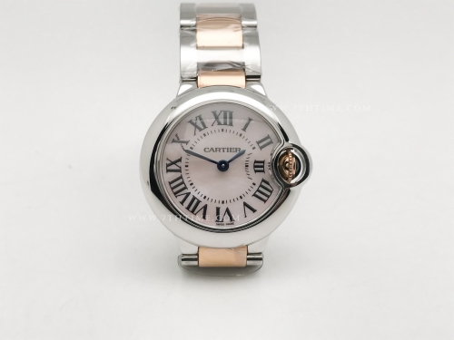 Balon Bleu Ladies 28mm RG/SS M-Pink V6F V7 Sw Qtz