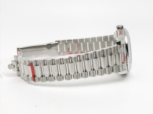 DayDate 40mm 904L Flt SS/SS Blue/Stk GMF VR3255