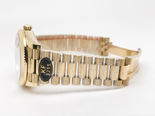 DayDate 40mm 228238 904L Flt Wt YG/YG Gold/Rm KF VR3255