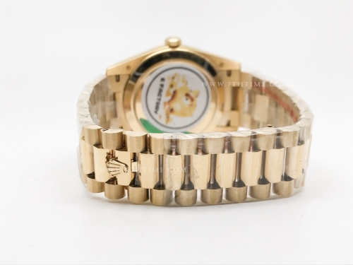 DayDate 40mm 228238 904L Flt Wt YG/YG Gold/Rm KF VR3255