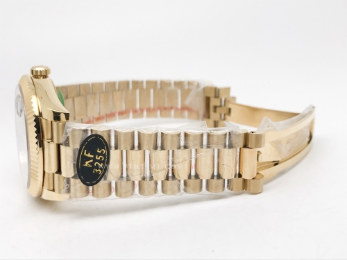 DayDate 40mm 228238 904L Flt Wt YG/YG O-Grn/Rm KF VR3255