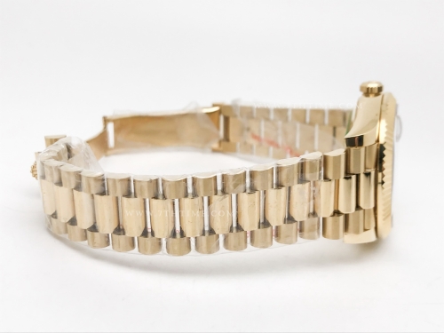 DayDate 40mm 228238 904L Flt Wt YG/YG O-Grn/Rm KF VR3255