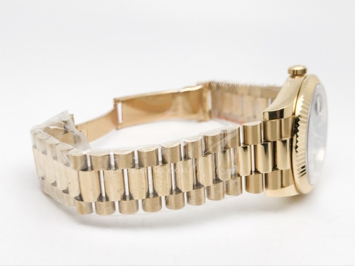 DayDate 40mm 228238 904L Flt Wt YG/YG Blk/Dia KF VR3255