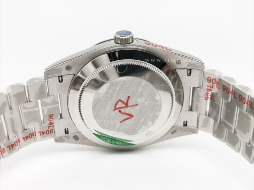 DayDate 40mm 904L Flt SS/SS Grn/Ara GMF VR3255