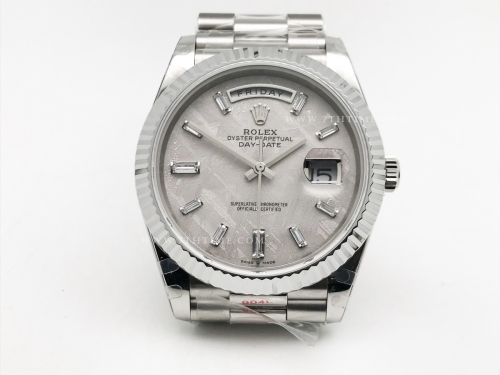 DayDate 40mm 904L Flt SS/SS Met/Dia GMF VR3255