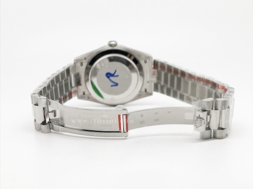 DayDate 40mm 904L Flt SS/SS Met/Dia GMF VR3255