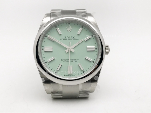 Oyster Pert 41mm 124300 SS/SS P.Green BPF VR3230