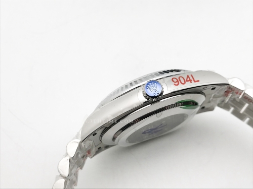 DayDate 40mm 904L Flt SS/SS M-Blk/Dia GMF VR3255