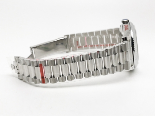 DayDate 40mm 904L Flt SS/SS Blk/Rm GMF VR3255