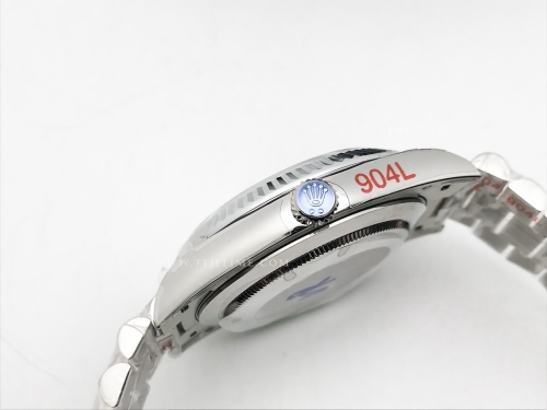 DayDate 40mm 904L Flt SS/SS Blk/Rm GMF VR3255