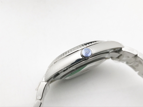 DJ2 41mm 126334 Oys Flt 904L SS/SS HC-Grn/Stk EWE A3235