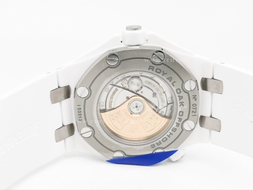 Royal Oak Offshore Diver 15707 Wht CER/RU Wht ZF A3120