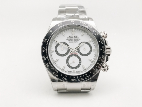 Daytona 126500 CER SS/SS White 904L BTF DD4131
