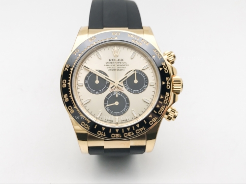 Daytona 126518LN 904L YG/RU Gold/Stk VSF DD4131