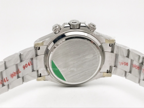 Daytona 126500 904L SS/SS Black/Stk APF DD4801