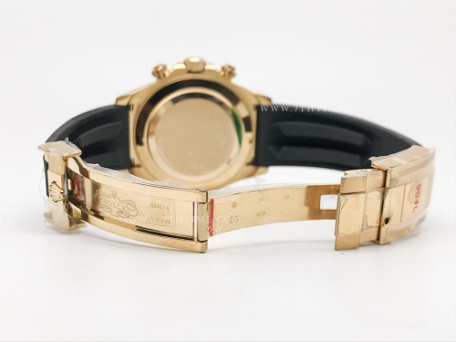 Daytona 116518LN Wt YG/RU Met/Stk SWF V2 SH4130