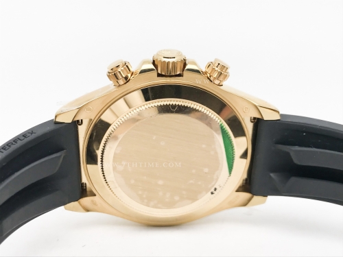 Daytona 116518LN Wt YG/RU Met/Stk SWF V2 SH4130