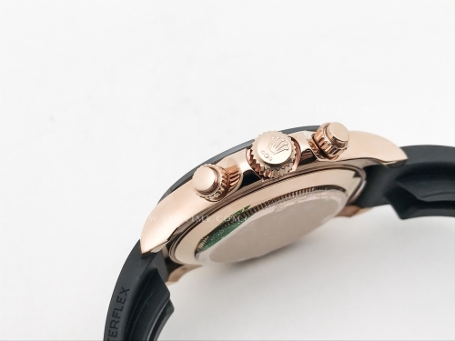 Daytona 116515LN Wt RG/RU Met/Stk SWF V2 SH4130