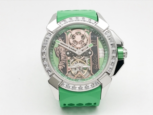 Jacob & Co CR7 Epic X Dia SS/RU Green TWF JR2301