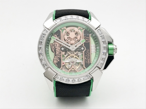 Jacob & Co CR7 Epic X Dia SS/NY/RU Green TWF JR2301