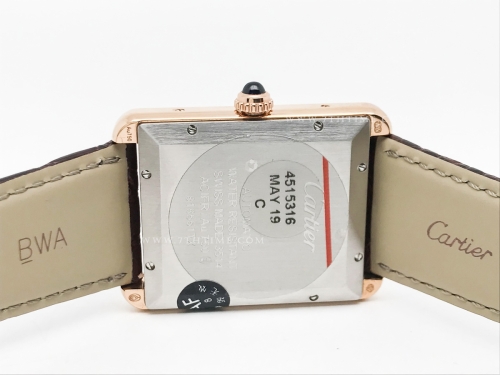 Cartier Tank Solo XL Dia RG/LE White AF Miyota 9015