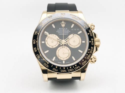 Daytona 126518 YG/RU Blk/Stk FF A7750