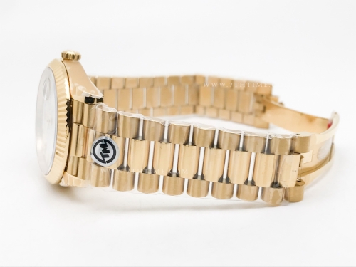 DayDate 40mm 904L Flt Wt YG/YG Wht/Rm/Stk TMF SH3255