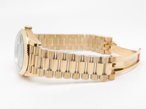 DayDate 40mm 904L Flt Wt YG/YG OGrn/Rm/Stk TMF SH3255