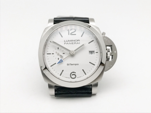 Luminor Quaranta BiTempo 40mm SS/RU White VSF P900