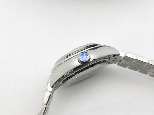 DateJust Ladies 28mm Jub Flt 904L SS/SS White/Stk GMF A2671