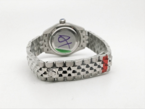 DateJust Ladies 28mm Jub Flt 904L SS/SS White/Stk GMF A2671