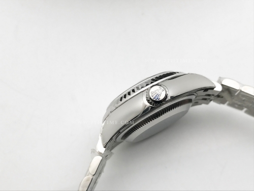 DateJust Ladies 28mm Jub Flt 904L SS/SS Green/Stk GMF A2671