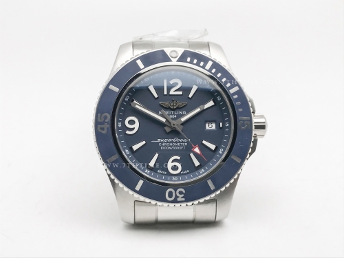 Superocean 44mm V2 SS/SS Blue TF Asia 2824