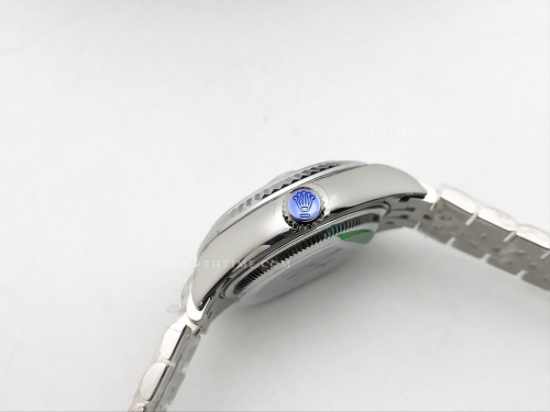 DateJust Ladies 28mm Jub Flt 904L SS/SS Grey/Stk GMF A2671