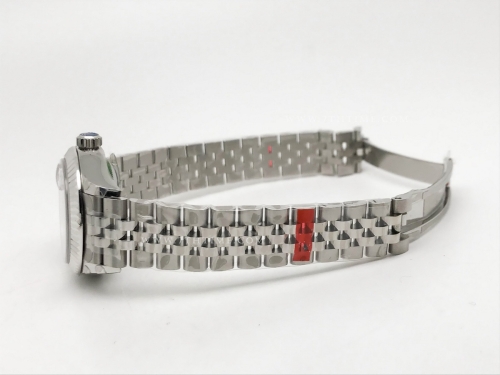 DateJust Ladies 28mm Jub Flt 904L SS/SS Pink/Stk GMF A2671