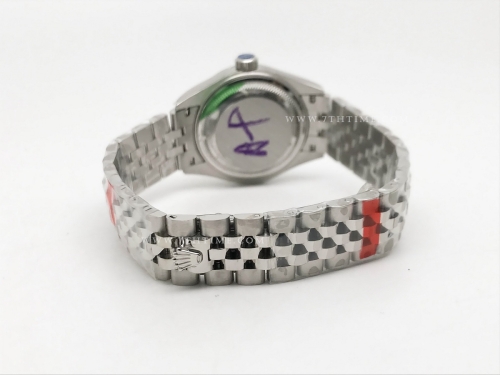 DateJust Ladies 28mm Jub Flt 904L SS/SS Pink/Stk GMF A2671