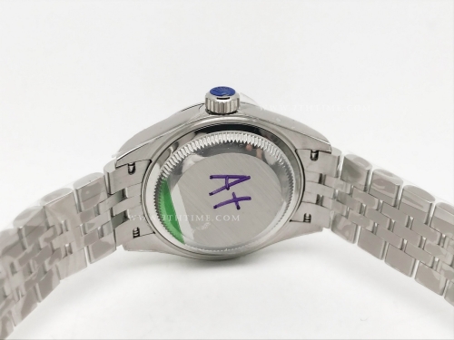 DateJust Ladies 28mm Jub Flt 904L SS/SS Pink/Rm GMF A2671