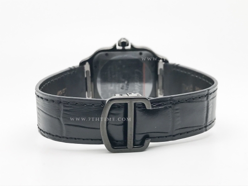 Santos De Cartier 2018 Mens XL DLC/LE Blk BVF MY9019