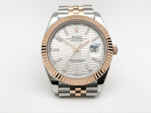 DJ2 41mm 126331 Jub Flt RG/SS HC-Silv/Stk GDF MY8215