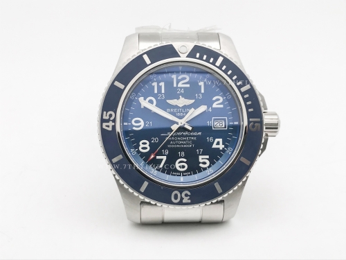 Superocean 44mm V2 SS/SS Blue/Stk TF Asia 2824
