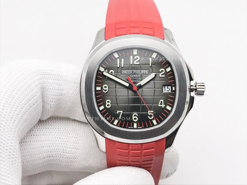 Aquanaut 5167A-012 SS/RU Blk/Red/Num ZF V2 A330