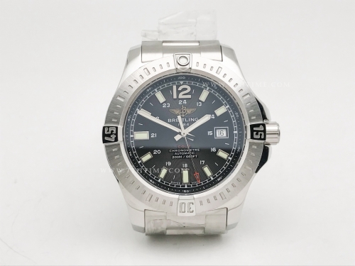 Breitling Colt Automatic 44mm V2 SS/SS Black TF Asia 2824